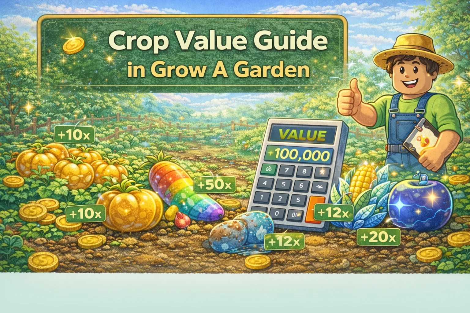 Crop Value Guide Grow A Garden