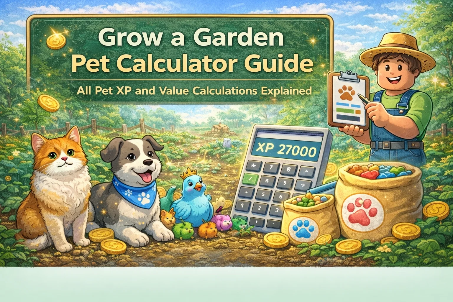 Grow a Garden Pet Calculator Guide